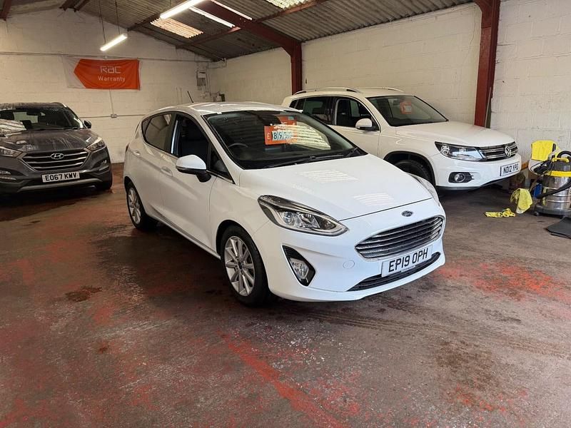 White Used 2019 Ford Fiesta Titanium Hatchback | £8,950 (Good price) - Image 1/3