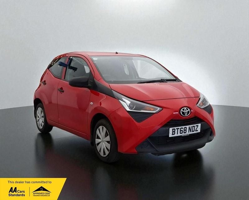 Red Used 2019 Toyota Aygo Hatchback | £6,250 (Good price) - Image 1/4