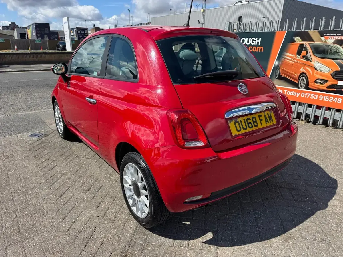 Used Fiat 500 Pop Star 69 HP (50 kW) 2018 Red Hatchback