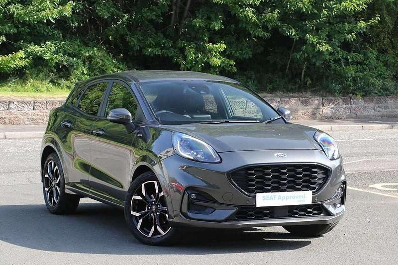 Grey Used 2023 Ford Puma Gen-E ST-Line X SUV | £16,495 (Fair price) - Image 1/4