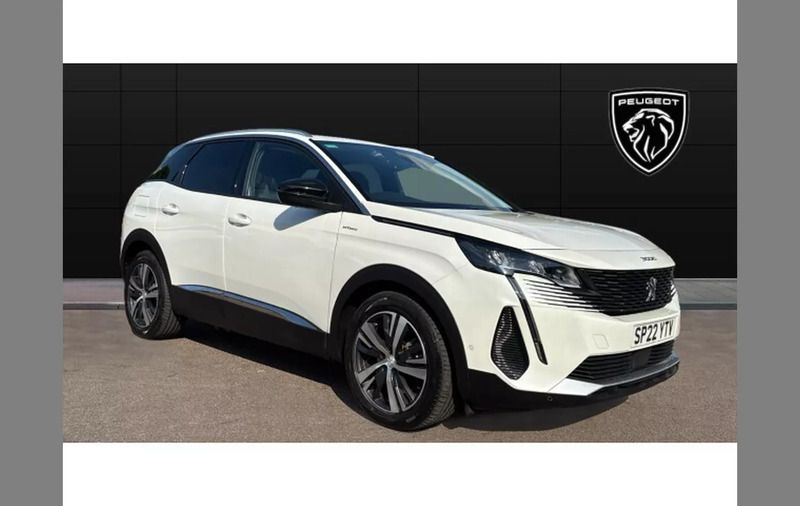 White Used 2022 Peugeot 3008 Allure Premium SUV | £17,998 (Fair price) - Image 1/4