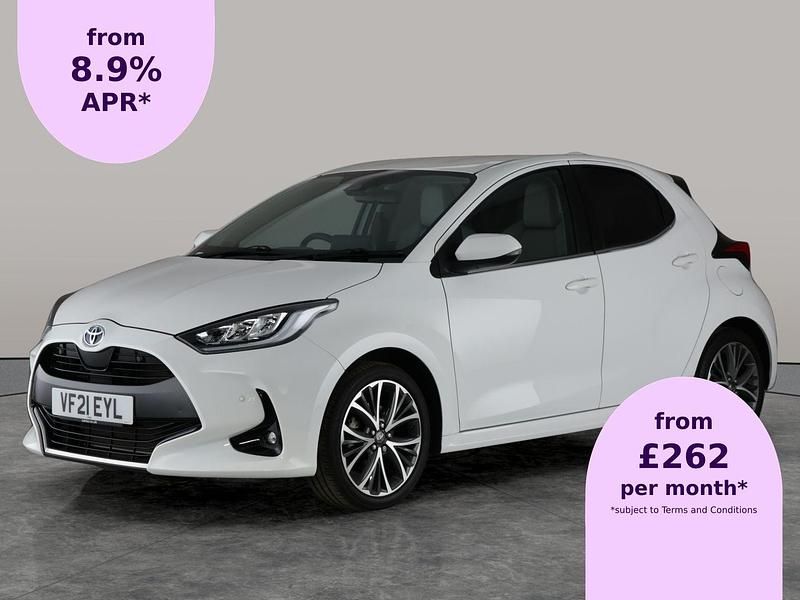 White Used 2021 Toyota Yaris Hybrid Hatchback | £17,607 (Fair price) - Image 1/1