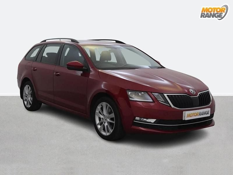 Red Used 2017 Skoda Octavia SE L Estate | £12,795 (Fair price) - Image 1/4