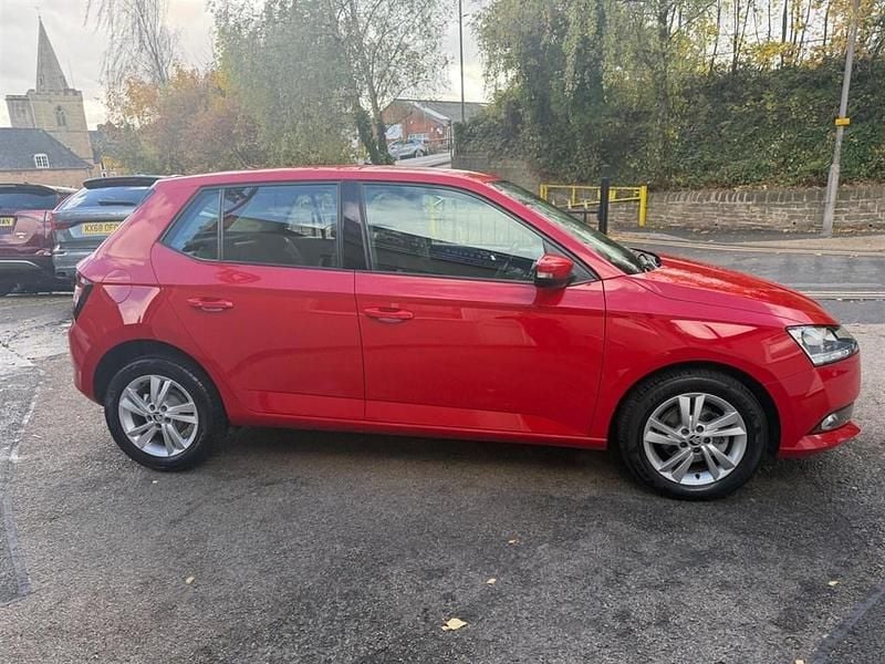 Used Skoda Fabia SE 60 HP (44 kW) 2020 Red Hatchback