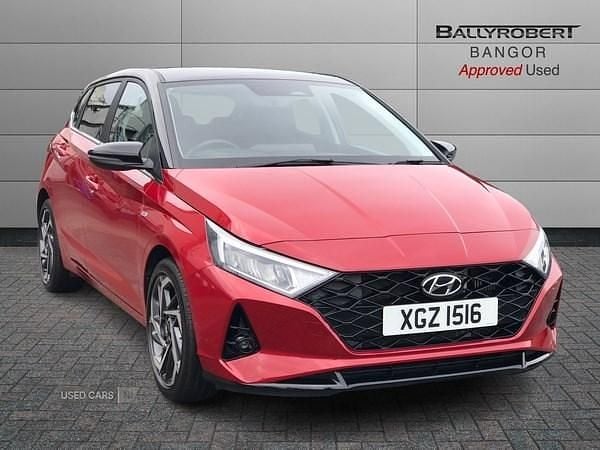 Red Used 2022 Hyundai i20 Ultimate Hatchback | £14,995 (Good price) - Image 1/4