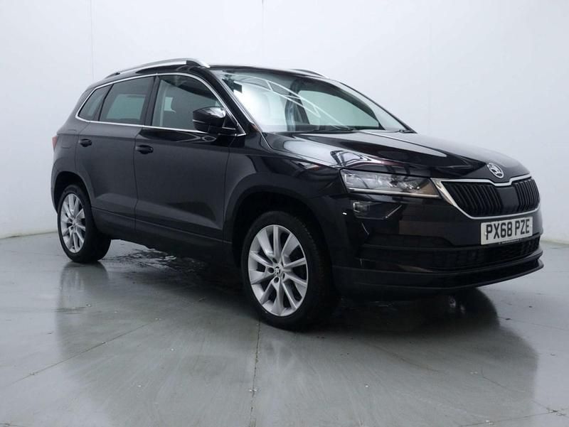 Used Skoda Karoq SE L 115 HP (84 kW) 2018 Black SUV