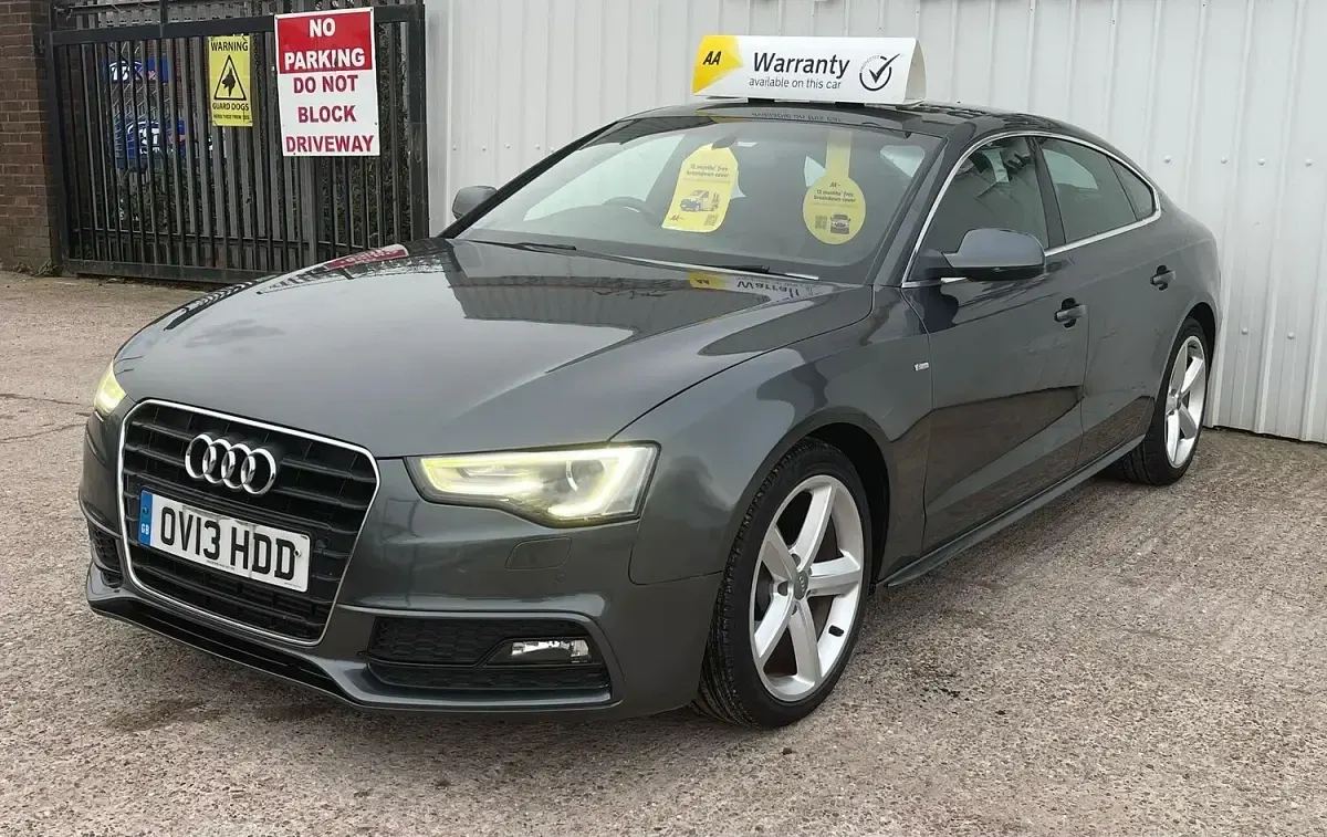 Used Audi A5 Sportback S-Line 143 HP (105 kW) 2013 Grey Hatchback