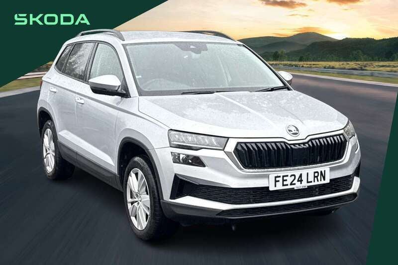 Silver Used 2024 Skoda Karoq SE Drive SUV | £21,925 (Fair price) - Image 1/4