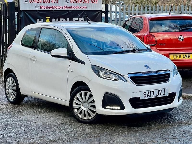 White Used 2017 Peugeot 108 Active Hatchback | £2,990 (Super price) - Image 1/4