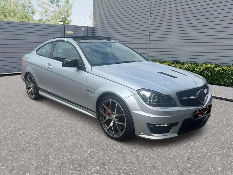 Begagnad Mercedes C63 AMG AMG 2014 Silver Sportkupé