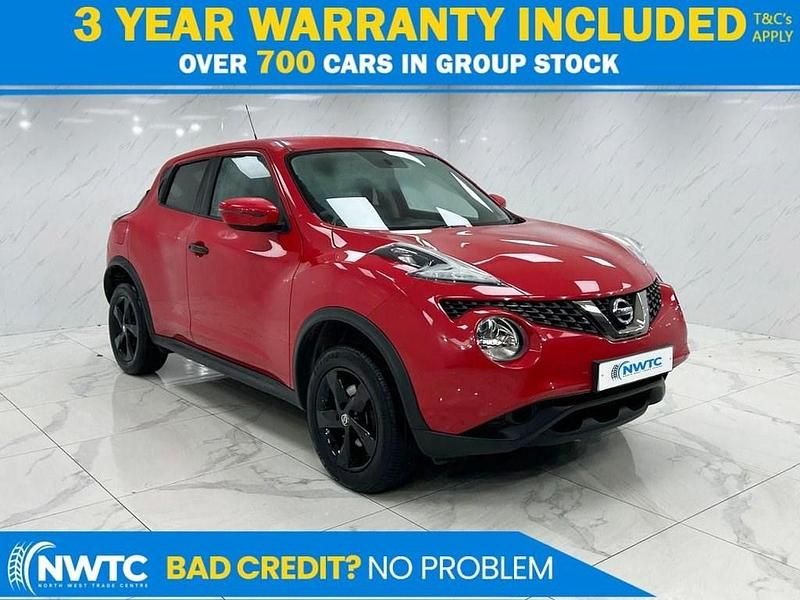 Red Used 2018 Nissan Juke Visia SUV | £7,795 (Good price) - Image 1/4