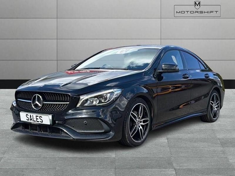 Used Mercedes CLA180 AMG line 122 HP (89 kW) 2017 Black Sedan