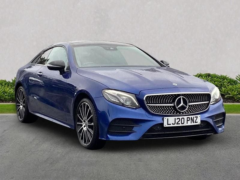 Blue Used 2020 Mercedes E400 AMG Line Premium Plus Coupe | £23,849 (Fair price) - Image 1/4