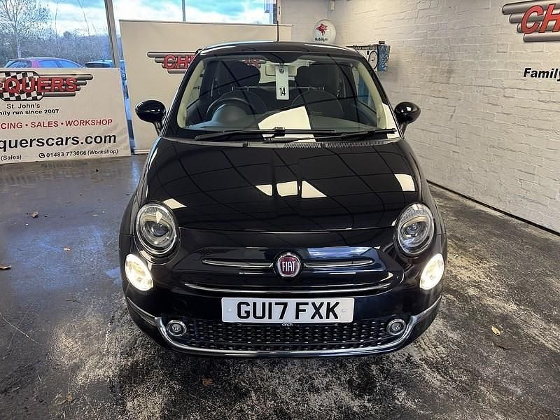 Used Fiat 500 Lounge 105 HP (77 kW) 2017 Black Hatchback