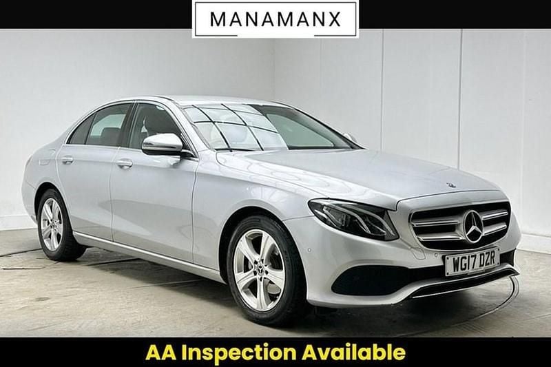 Used Mercedes E220 SE 194 HP (142 kW) 2017 Iridium silver Sedan