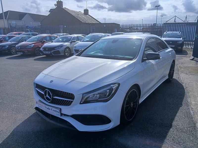 Used Mercedes CLA220 AMG line 2018 White Sedan