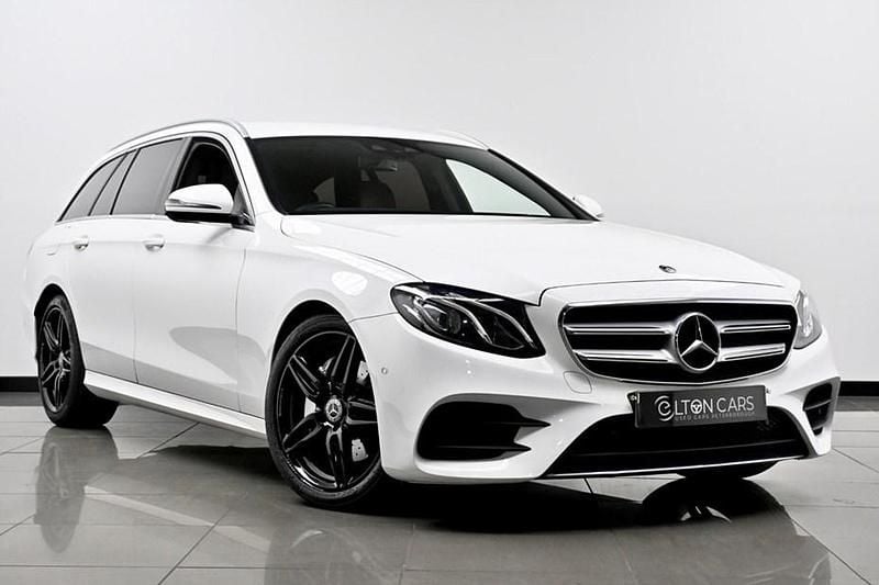 White Used 2017 Mercedes E220 AMG line Estate | £14,495 (Good price) - Image 1/1
