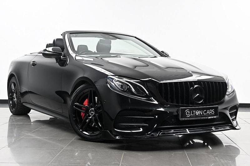 Black Used 2018 Mercedes E220 AMG Line Premium Cabriolet | £17,995 (Fair price) - Image 1/4