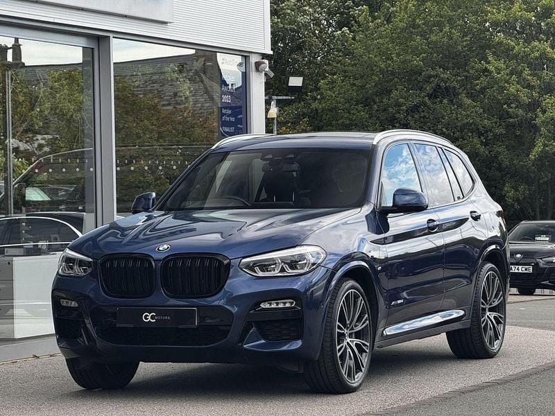 Blue Used 2018 BMW X3 M Sport SUV | £25,990 (Fair price) - Image 1/3