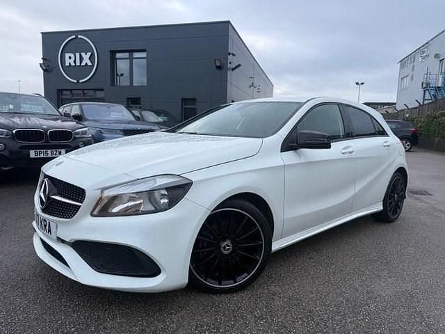 Used Mercedes A200 AMG line 2017 White Hatchback