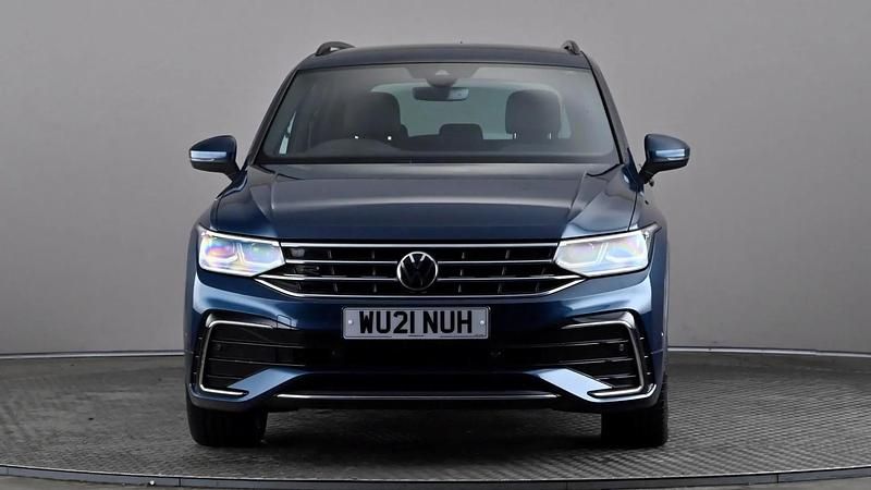 Used VW Tiguan R-line 150 HP (110 kW) 2021 Blue SUV