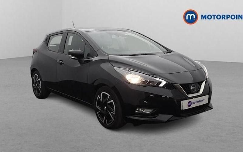 Used Nissan Micra Acenta 92 HP (67 kW) 2021 Black Hatchback