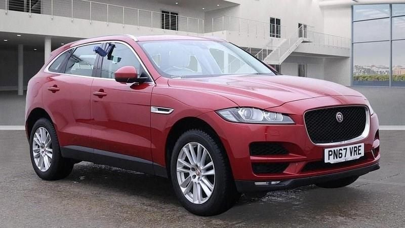 Red Used 2017 Jaguar F-Pace Portfolio SUV | £17,199 (Fair price) - Image 1/4