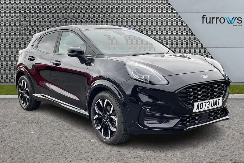 Black Used 2023 Ford Puma ST-Line X Hatchback | £18,990 (Fair price) - Image 1/4