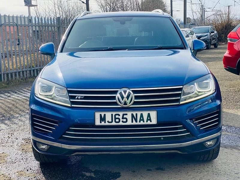 Used VW Touareg R-line 2015 Blue SUV