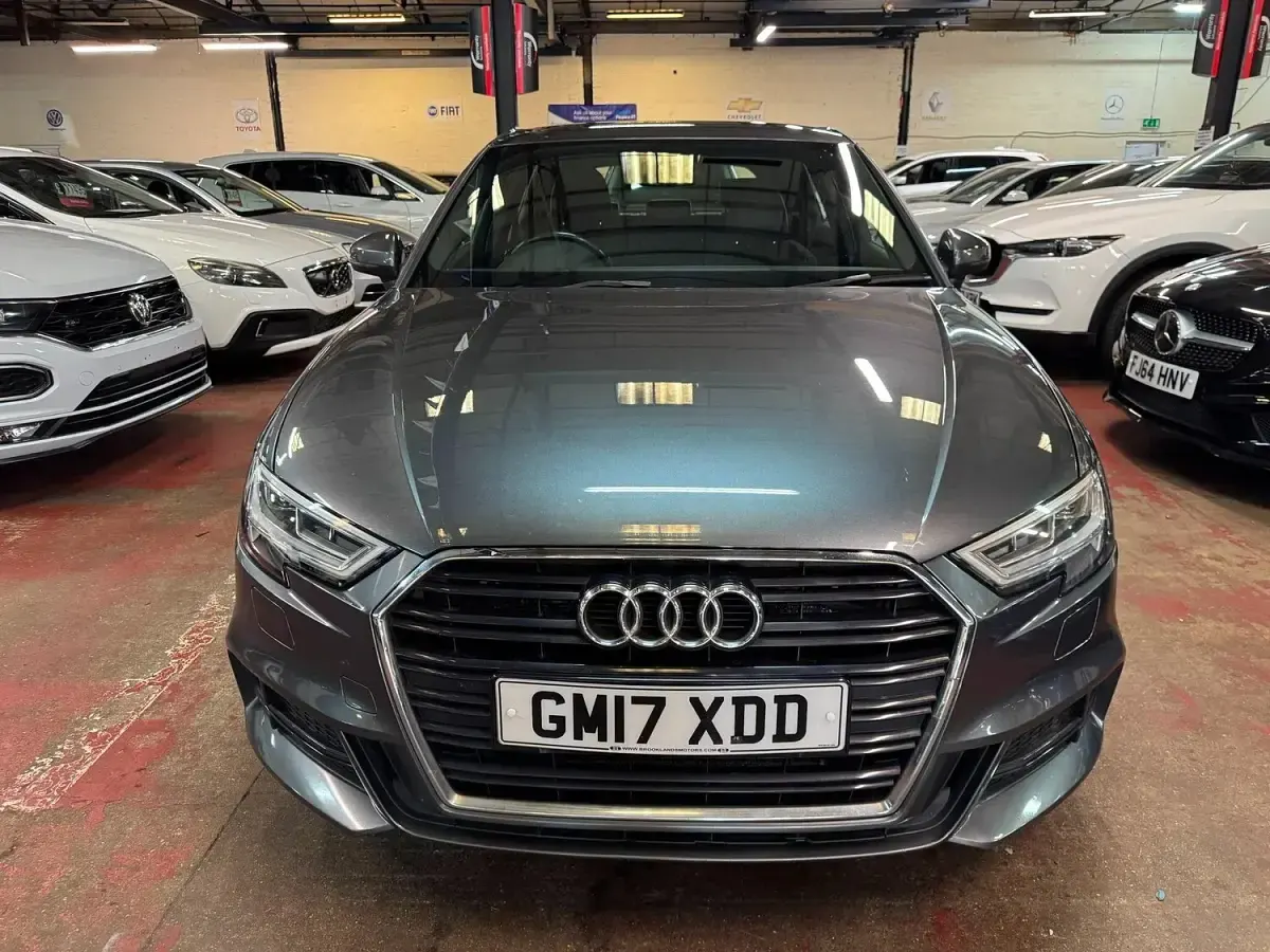 Used Audi A3 S-Line 184 HP (135 kW) 2017 Grey Hatchback