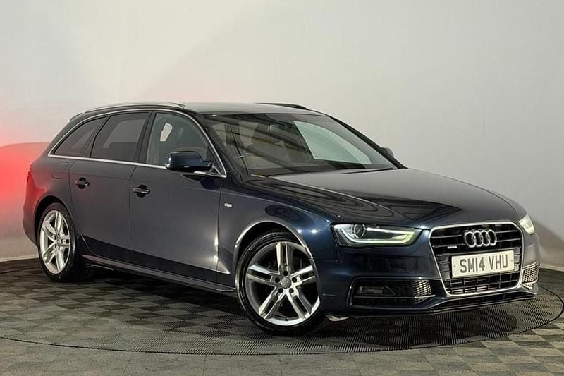 Used Audi A4 S-Line 177 HP (130 kW) 2014 Blue Estate