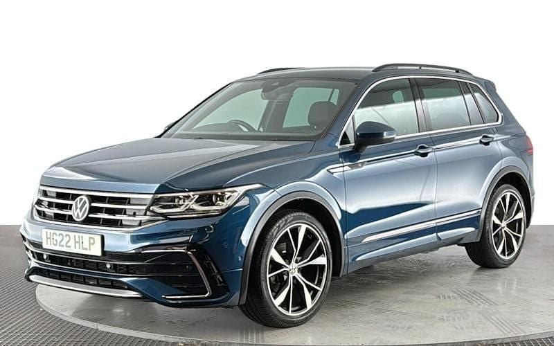 Used VW Tiguan R-line 150 HP (110 kW) 2022 Blue SUV