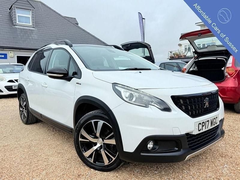 White Used 2017 Peugeot 2008 GT-line SUV | £8,495 (A bit pricey) - Image 1/3