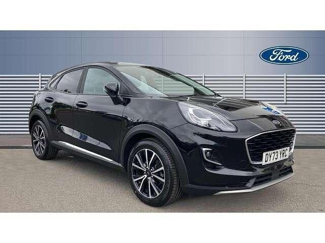 Black Used 2023 Ford Puma Gen-E Titanium SUV | £14,705 (Good price) - Image 1/4