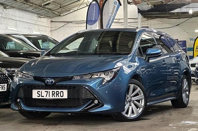 Used Toyota Corolla Design 122 HP (89 kW) 2021 Blue Estate