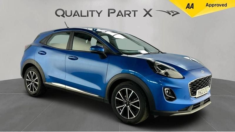 Blue Used 2022 Ford Puma Titanium Hatchback | £13,000 (Super price) - Image 1/4