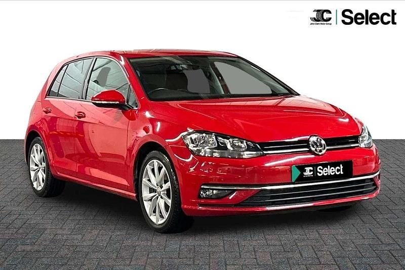 Red Used 2018 VW Golf VII GT Hatchback | £14,300 (Fair price) - Image 1/4