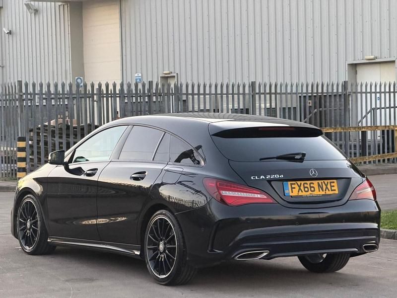 Used Mercedes CLA220 AMG line 2016 Black Sedan