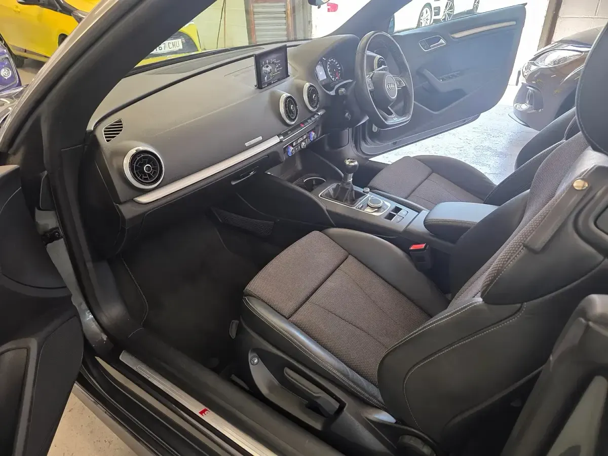 Used Audi A3 Cabriolet S-Line 150 HP (110 kW) 2017 Grey Cabriolet
