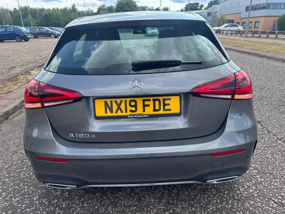 Used Mercedes A180 AMG line 116 HP (85 kW) 2019 Grey Hatchback