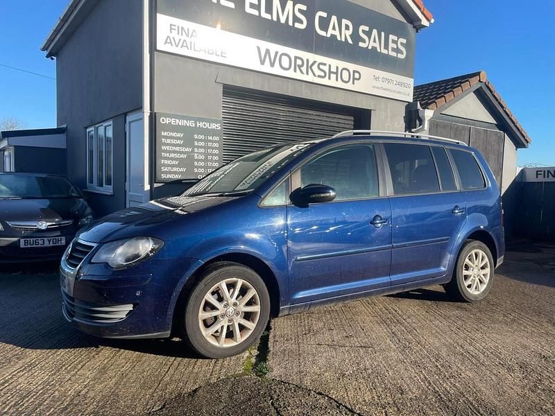 Used VW Touran Match 105 HP (77 kW) 2010 Blue MPV