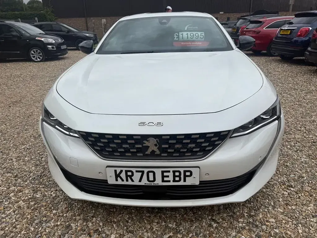 Used Peugeot 508 GT-line 130 HP (95 kW) 2020 White Hatchback