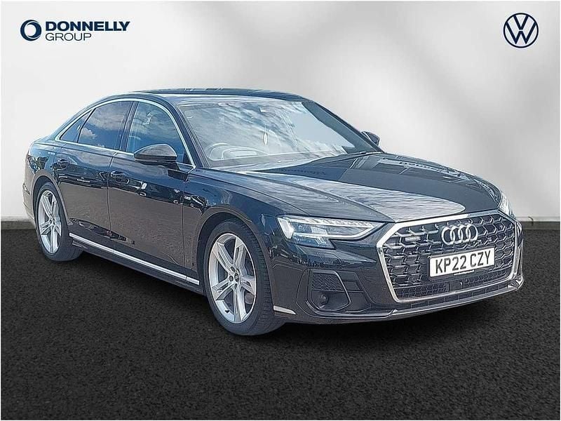 Black Used 2022 Audi A8L S-Line Sedan | £38,990 (Fair price) - Image 1/4