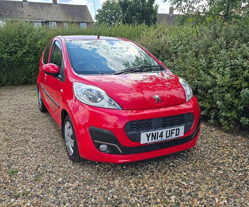 Red Used 2014 Peugeot 107 Active Hatchback | £3,995 (A bit pricey) - Image 1/4
