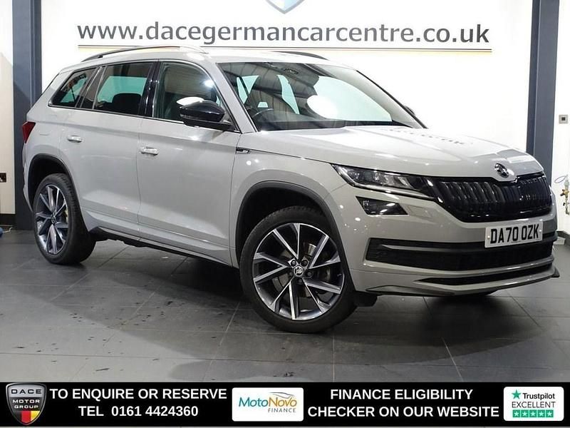 Used Skoda Kodiaq SportLine 150 HP (110 kW) 2020 Grey SUV