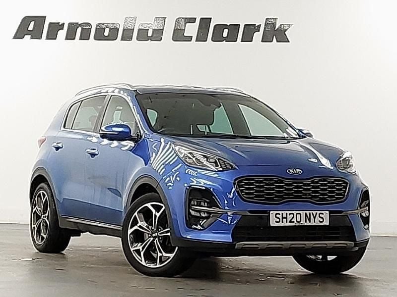 Blue Used 2020 Kia Sportage GT-Line SUV | £14,498 (Fair price) - Image 1/4