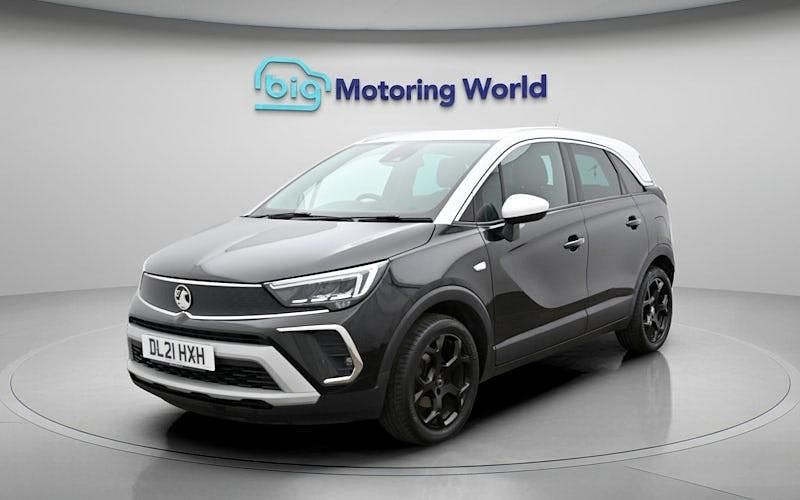 Used Vauxhall Crossland SRi 110 HP (80 kW) 2021 Black SUV