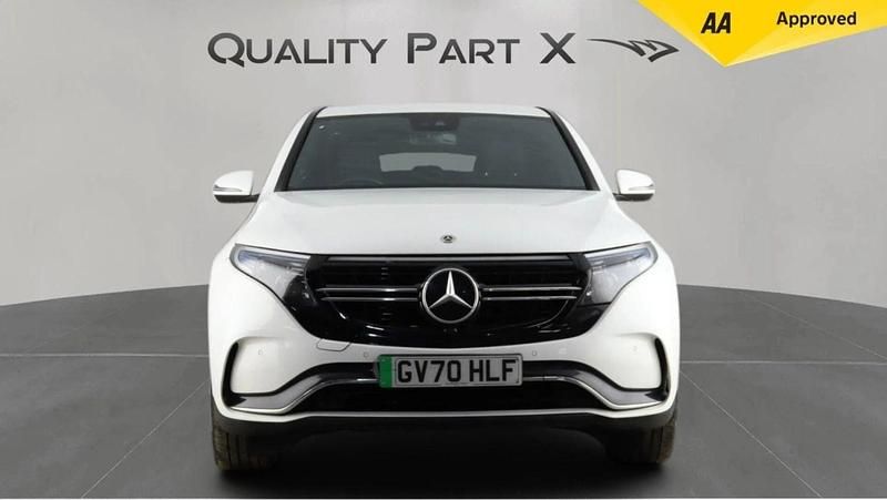 Used Mercedes EQC400 AMG line 300 kW (408 HP) 2020 White SUV