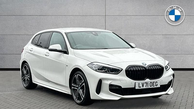 White Used 2022 BMW 118 M Sport Hatchback | £20,164 (Good price) - Image 1/4