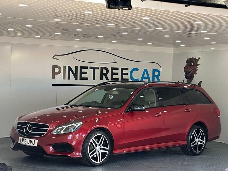 Used Mercedes E220 Premium Plus 2016 Red Estate
